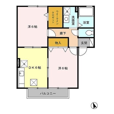 プランタンの物件間取画像